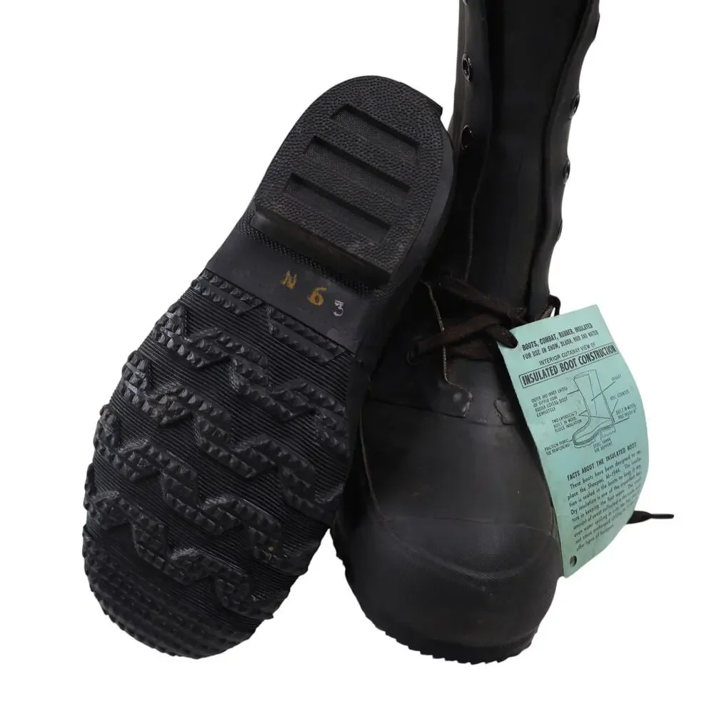 NWT Vintage Military QMC Hood Rubber Cold Weather Mickey Mouse Boots